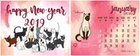 cat calendar