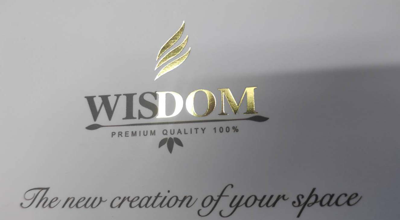 ตัวอย่างของการ ปั๊มฟอยล์ ด้วยความร้อน