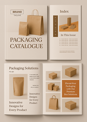 แค็ตตาล็อคบรรจุภัณฑ์และกล่องสินค้า รวมดีไซน์กล่องหลากหลายรูปแบบ