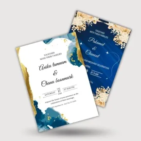 Postcard/Wedding card offset  printing