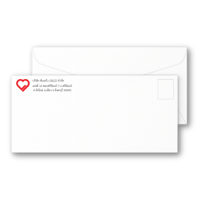 White Envelopes No. 9 10.7 x 23.3 cm