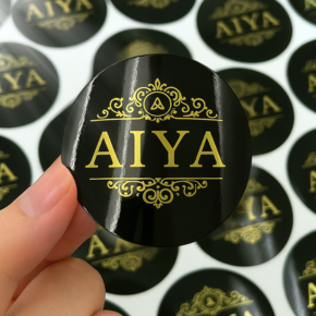 Paper sticker specifications: white paper stickers, 4-color printing (1 side). Size: 1–32 cm wide x 1–32 cm long. Finished work includes die-cutting and packaging. Production lead time: 15 days.