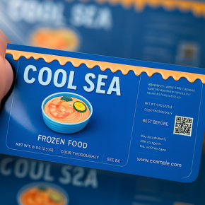PP stickers, withstand cold temperatures down to -20°C. 4-color printing (1 side). Size: width 1–32 cm, length 1–32 cm. Finished work includes die-cutting and packaging. Production lead time: 15 days. Features: tear-resistant, suitable for frozen or refrigerated products.