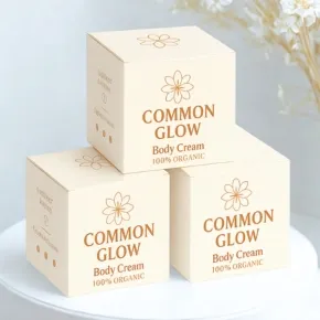 Art card box, 4-color print with gloss/matte lamination